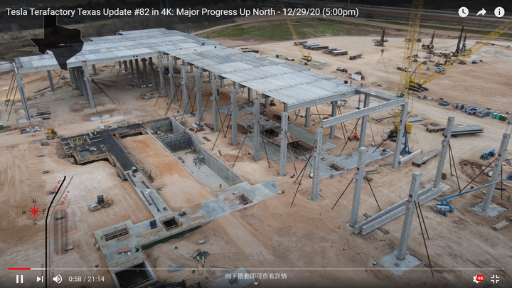 【TESLA build】台灣2021年將預計增設13座全新超級充電站｜Cybertruck 工廠最近建設進度