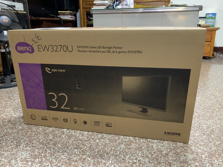【開箱】Benq EW3270U 4K光智慧舒視屏HDR的32吋大螢幕