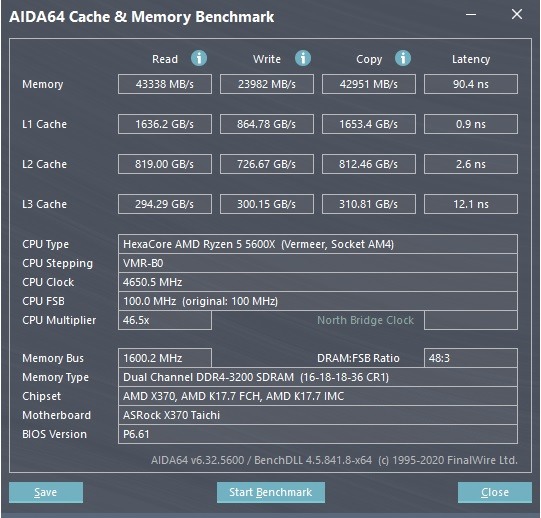 X370太極 + R5 5600X