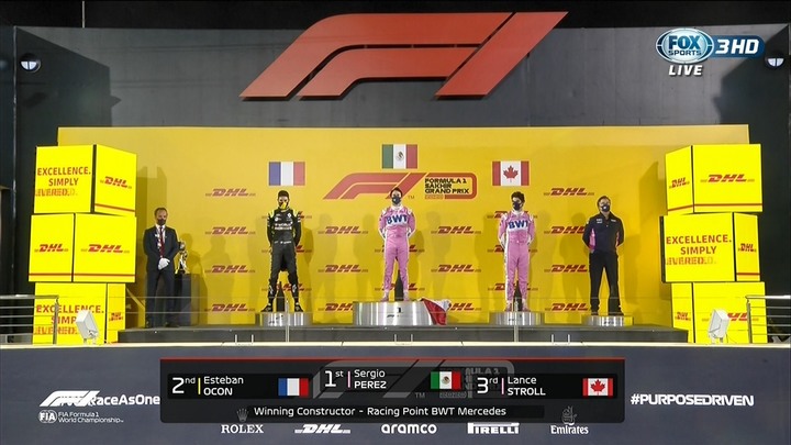 F1 Perez生涯首勝 也是相隔50年後墨西哥車手再度奪冠