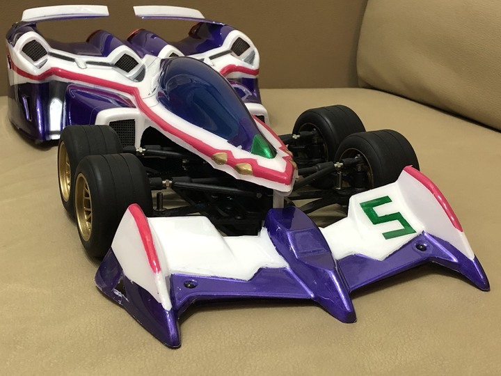 回憶中的閃電霹靂車 凰呀 1/10遙控車套件製作