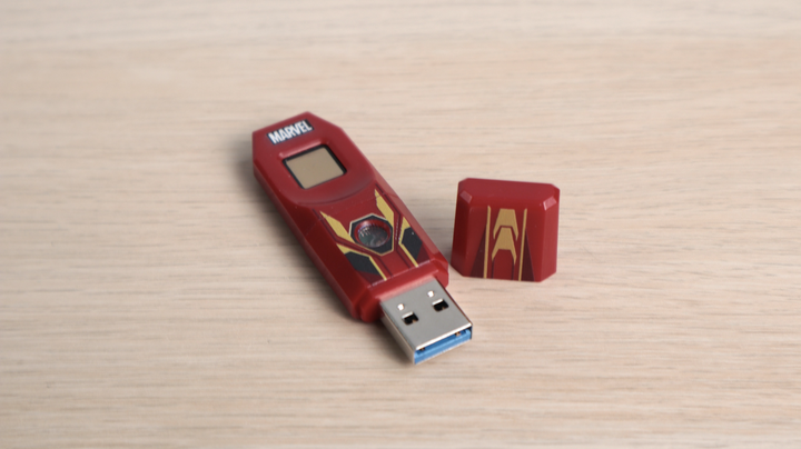 被儲存功能耽誤的質感隨身碟。漫威隨身碟＆漫威指紋辨識碟