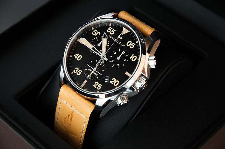 「Hamilton Khaki Pilot」漢米爾頓卡其飛行計時錶 - 開別人箱開箱文