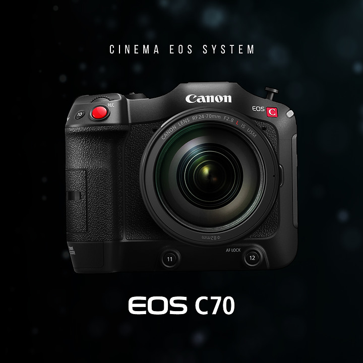 【新訊】Canon C70最輕巧的Cinema EOS系列正式在台開賣!