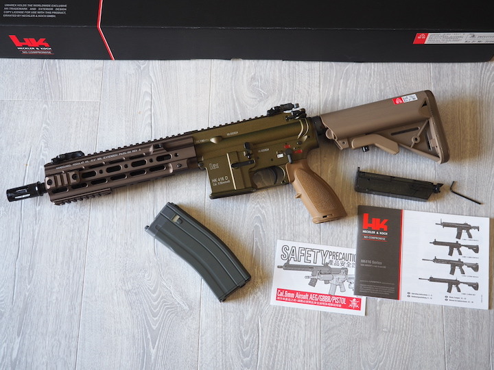 [開箱] VFC HK416 Delta Custom 氣動空氣軟槍