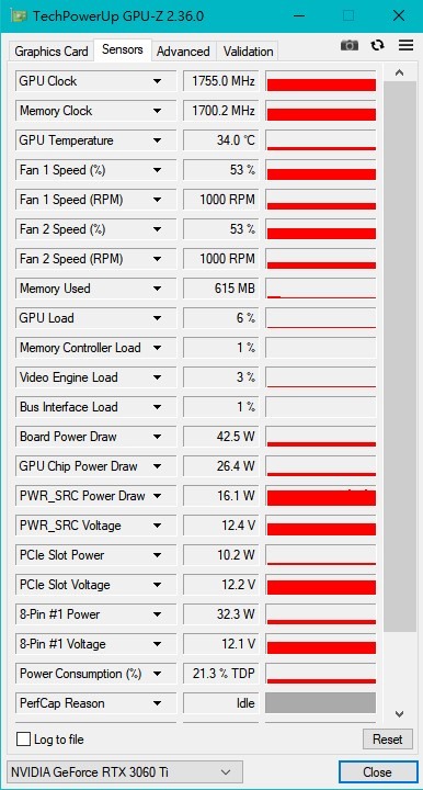 ASUS TUF-RTX3060TI-O8G-GAMING 風扇運轉疑問