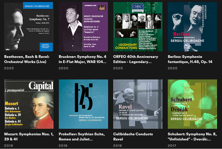 傳奇指揮家傑利畢達克 Sergiu Celibidache 的錄音專輯 - SPOTIFY 歌單分享