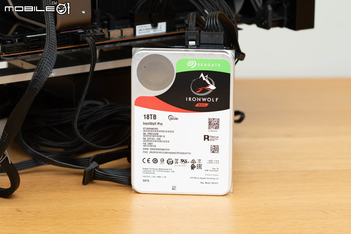 Seagate IronWolf Pro 18TB NAS 硬碟開箱實測 超大容量與高保固條件兼具首選