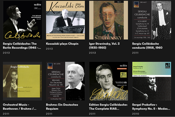 傳奇指揮家傑利畢達克 Sergiu Celibidache 的錄音專輯 - SPOTIFY 歌單分享