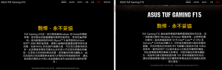 核心超值升級也實用 TUF GAMING FX506LI