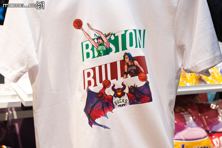 NBA Store Ｘ《傳說對決》合作推出聯名系列商品！ 多位人氣遊戲角色穿上NBA球衣