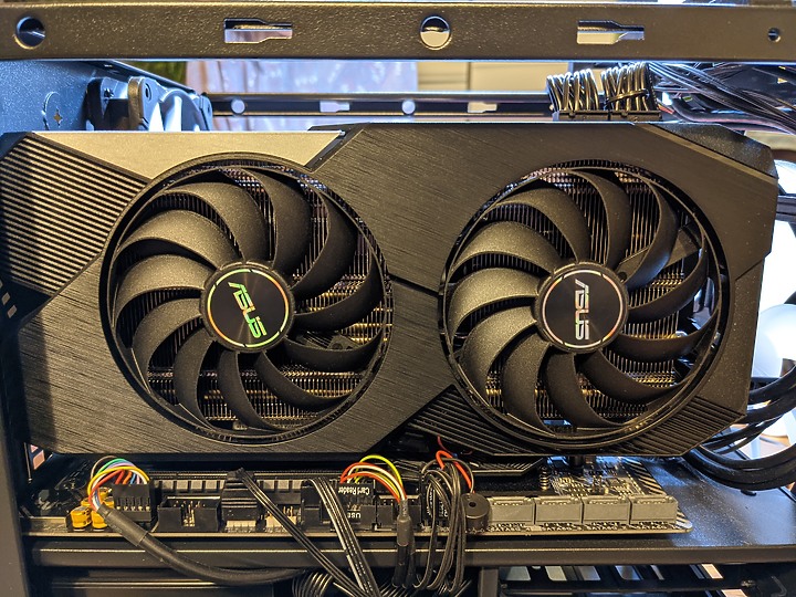 點我看大圖 ASUS DUAL RTX3070 小尖兵機殼散熱 (改) 分享