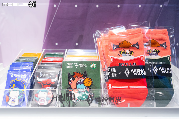 NBA Store X《傳說對決》合作推出聯名系列商品! 多位人氣遊戲角色穿上NBA球衣
