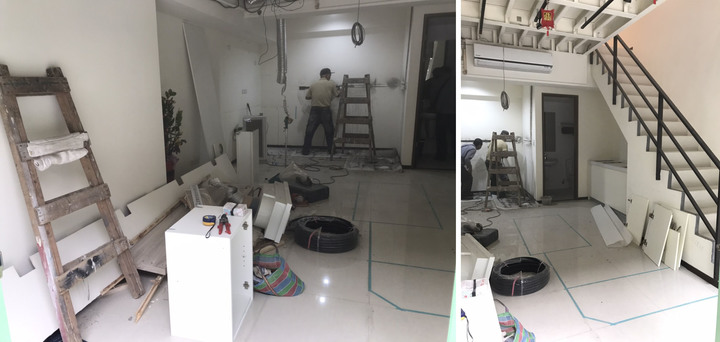 【開箱】防水地板展間(含施工過程)