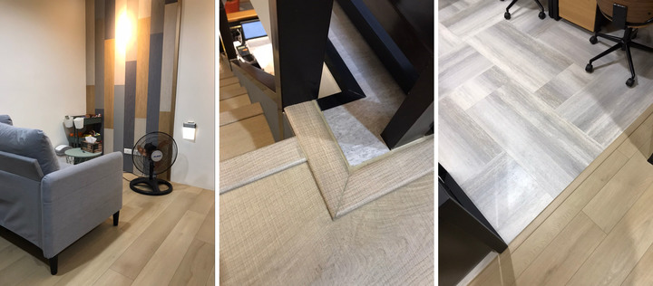 【開箱】防水地板展間(含施工過程)