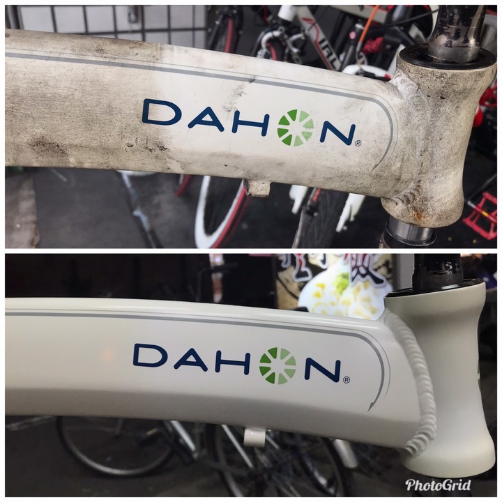 這是小弟所做的單車美容修復保養