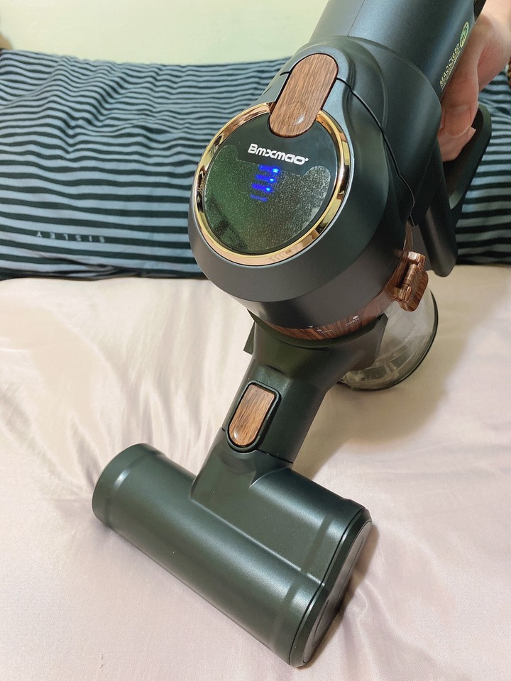 [分享雙11戰利品]-日本Bmxmao MAO Clean M7 電動濕拖無線吸塵器-木質金 乾拖濕拖都ＯＫ！根本懶人救星！