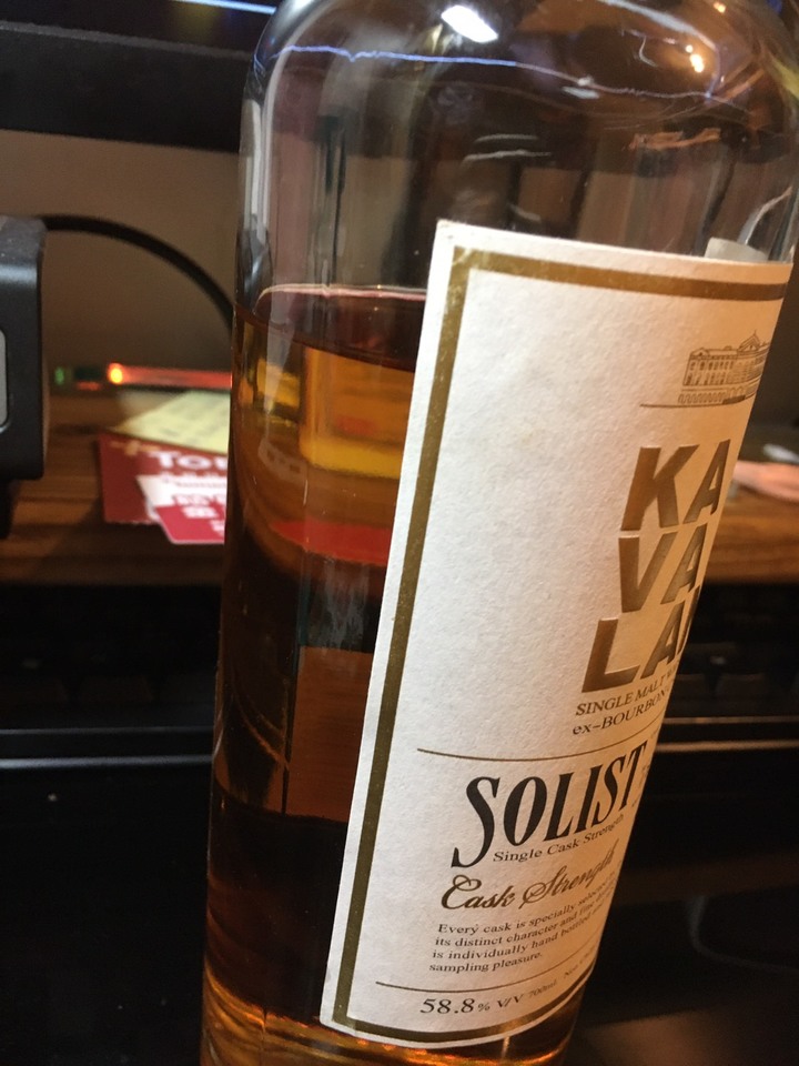 KAVALAN SOLIST 失酒問題....