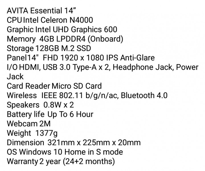 6k 使用五年二手筆電 vs 8k avita essential筆電？