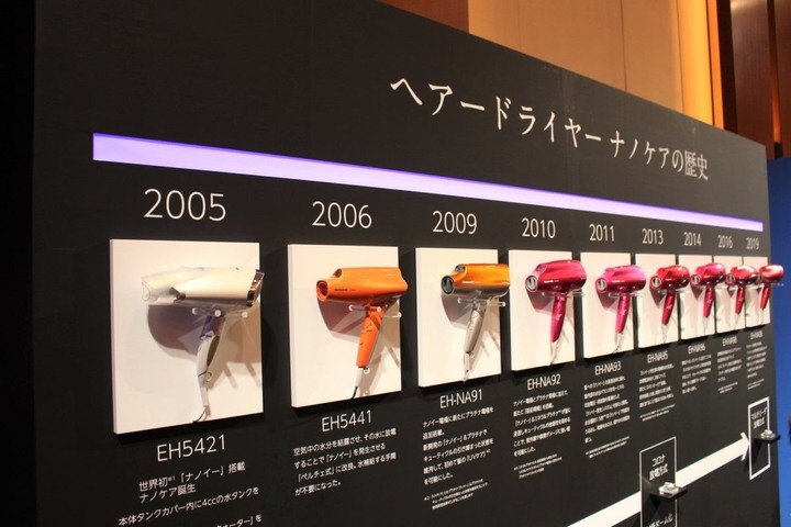 Panasonic國際牌吹風機歷代機型演化歷史一覽表(附圖)