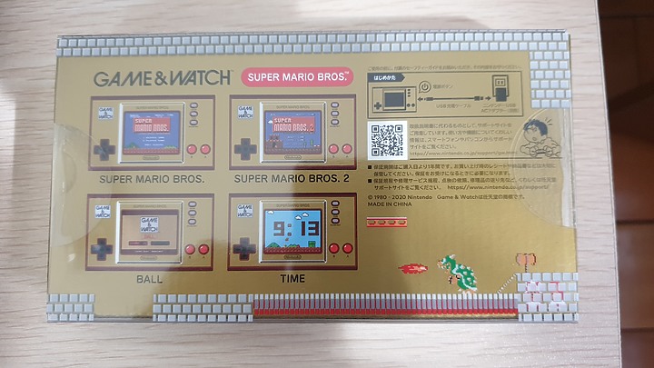 GAME&WATCH 超級瑪利歐兄弟 日版開箱