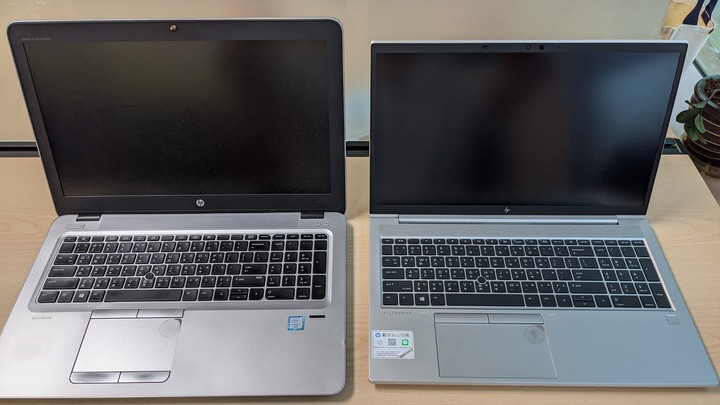 Elitebook 850 G3 & 855 G7 世代交替