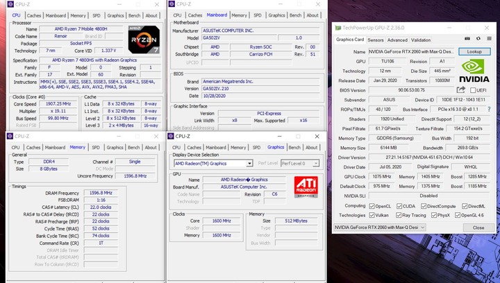 點我看大圖 少了光害跑一樣快,ASUS ROG Zephyrus G15 GA502IV 電競筆電開箱測試