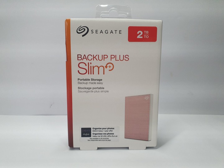 Seagate Backup Plus Slim 2TB 輕量型外接硬碟開箱試用