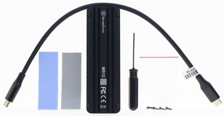 採用新款晶片的SilverStone MS12 USB3.2 Gen2x2 NVMe外接盒簡測