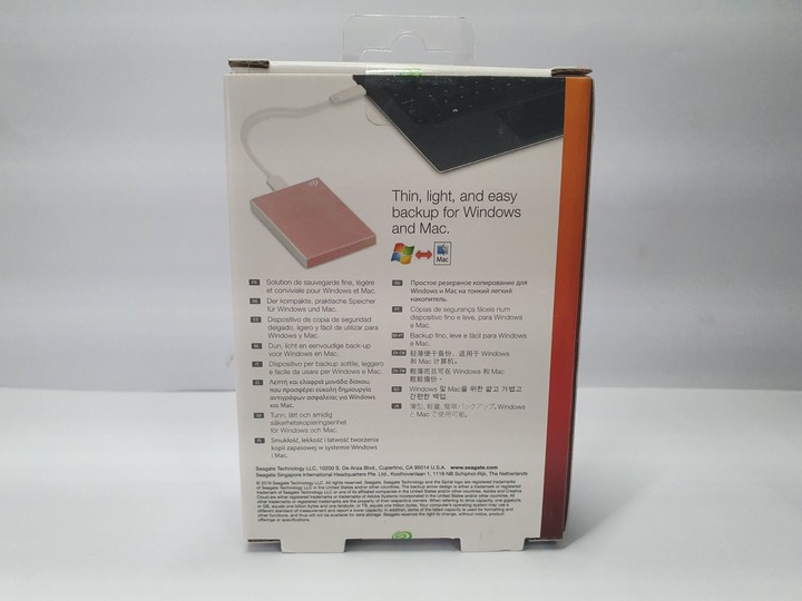 Seagate Backup Plus Slim 2TB 輕量型外接硬碟開箱試用