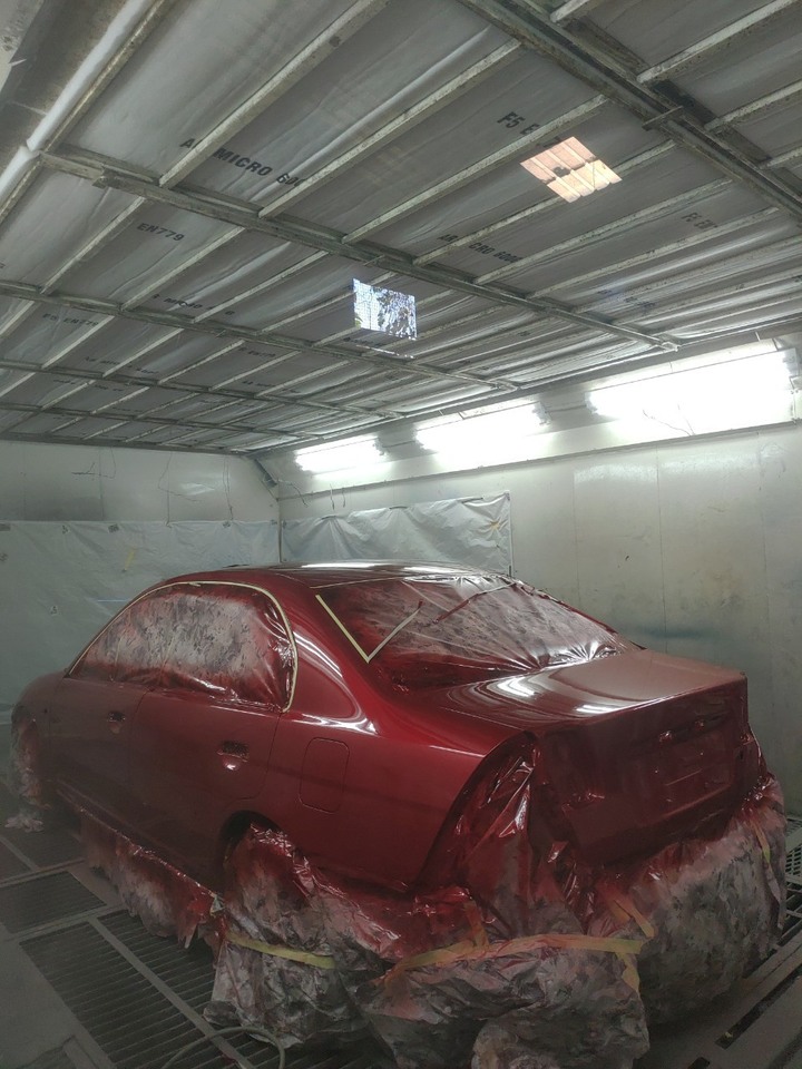 二十年老車HONDA FERIO重新烤漆分享