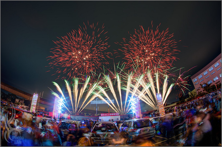 2021樹林興仁夜市．百萬跨年煙火