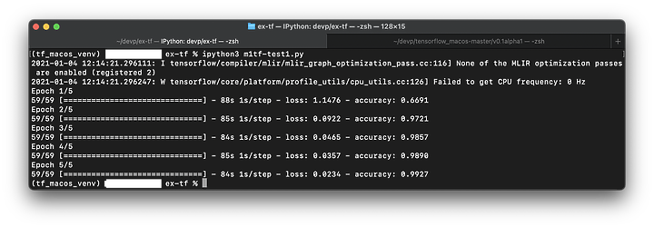 Apple Silicon - TensorFlow