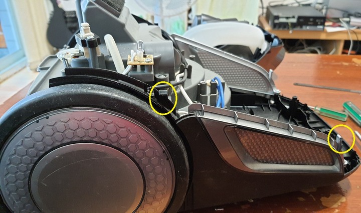 惠而浦 VCK4007 吸塵器電源開關故障 DIY 拆解改裝修理
