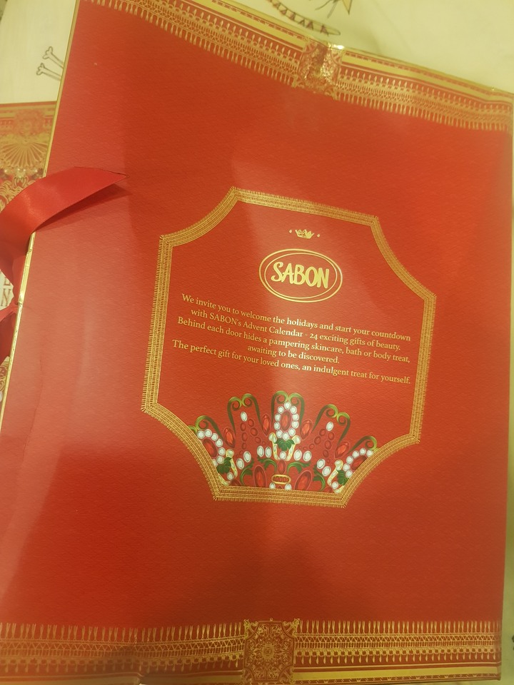 （bns代運心得）慘痛的新年禮物，（英國）Sabon2020聖誕倒數月曆