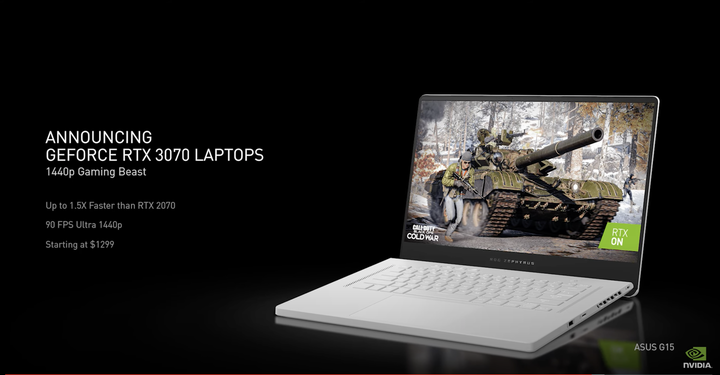 【CES2021】NVIDIA 發表 Ampere 顯示架構筆電與 RTX 3060 顯示卡 RTX 光追帶來更佳行動遊戲體驗