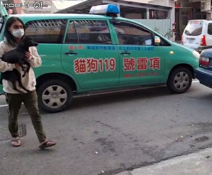 愛媽看到捕夾受傷斷腿小黑 通報照生會貓狗119南投分會前往救援