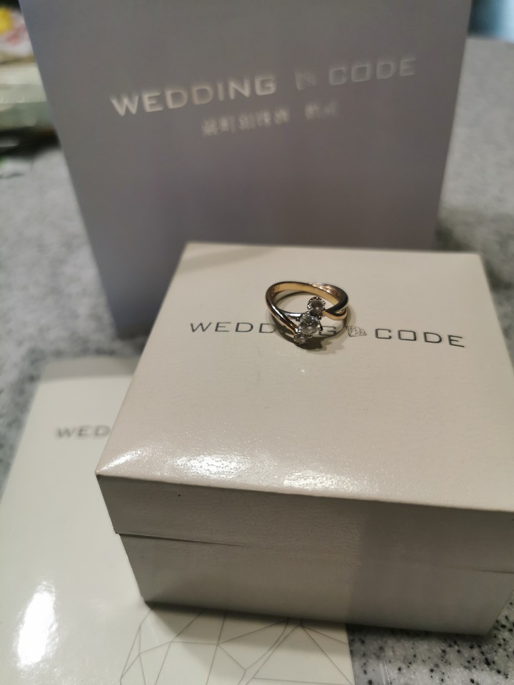 點我看大圖 Wedding Code 葳町釦- 求婚戒分享