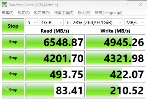 980 PRO 1T   AS SSD偏低 ((已解決