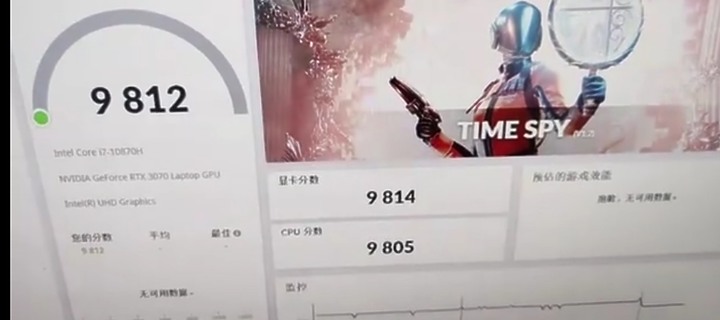 點我看大圖 NVIDIA GeForce RTX 30系列筆電 跑分外流