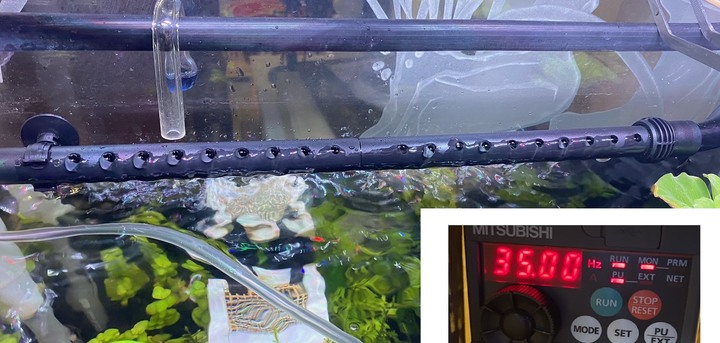 魚缸過濾圓桶變頻DIY - 使用變頻器+過濾圓桶