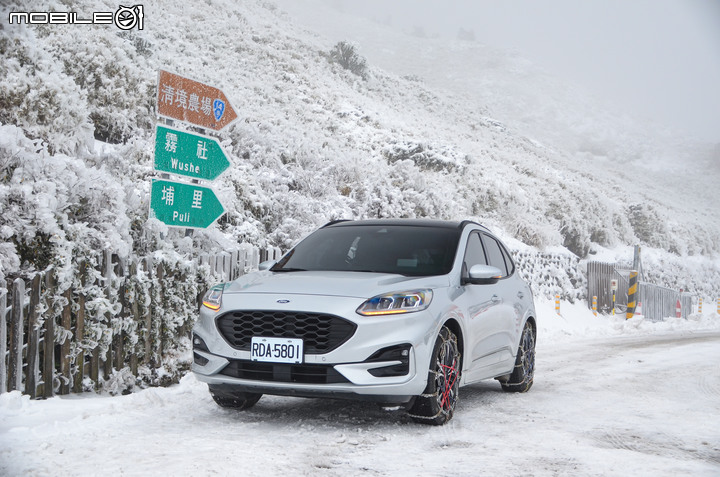 Ford Kuga EcoBoost250 ST-Line AWD直闖武嶺水晶宮,雪地試駕心得分享!