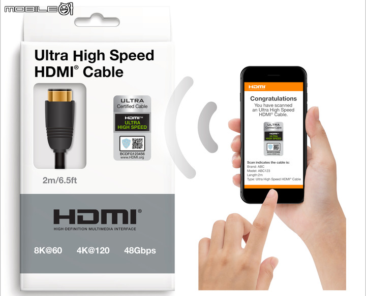 完整支援 4K/120p、8K/60p 規格 HDMI 協會推出超高速 HDMI 傳輸線認證標章