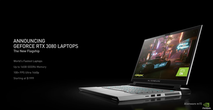 【CES2021】NVIDIA 發表 Ampere 顯示架構筆電與 RTX 3060 顯示卡 RTX 光追帶來更佳行動遊戲體驗