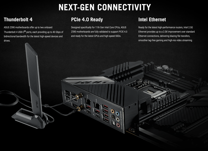 迎接 Intel Rocket Lake-S 處理器 華碩/微星/技嘉三家 Z590 主機板款式整理