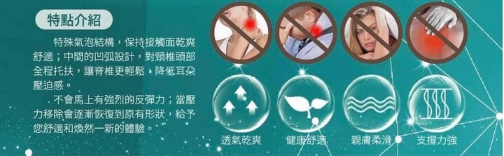 新一代人體工學蝶翼枕推薦!