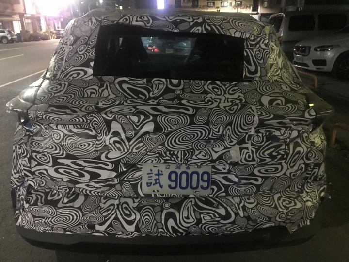 在路邊看到試車牌包的跟肉粽一樣