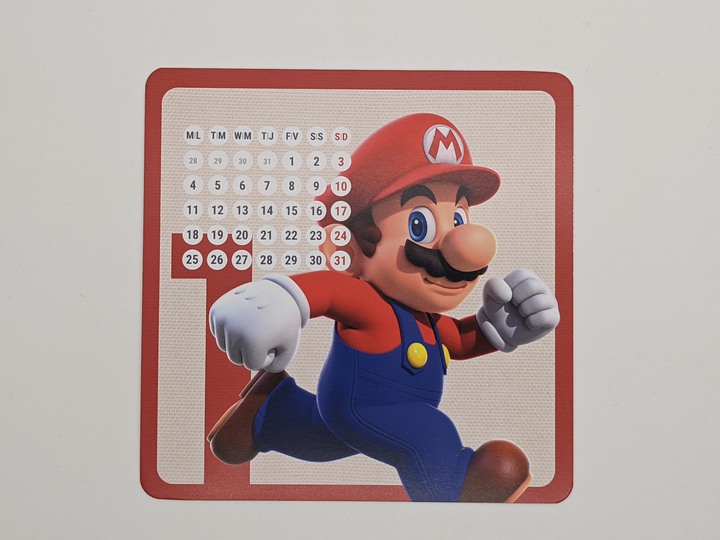 任天堂會員 2021專屬桌曆 開箱
