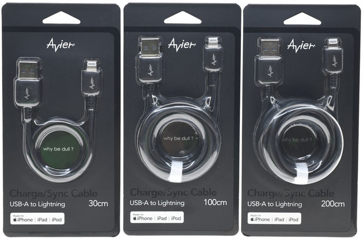 Avier COLOR MIX撞色系列A to Lightning充電傳輸線簡測