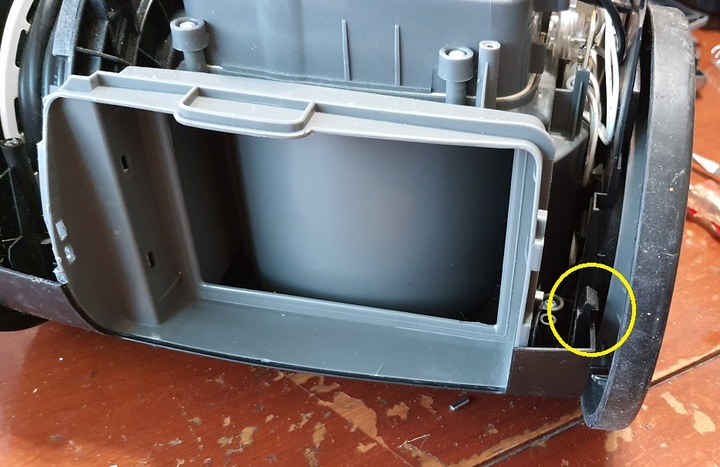 惠而浦 VCK4007 吸塵器電源開關故障 DIY 拆解改裝修理